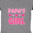 thumbnail image 3 of Inktastic Papas Girl Granddaughter Girls Baby Bodysuit, 3 of 4
