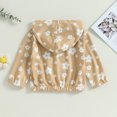 thumbnail image 4 of Fortune Infant Girls Floral Hooded Sweatshirts Spring Baby Zipper Hoodie Jacket, 4 of 7