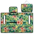 thumbnail image 5 of Pzuqiu Quilted Golf Seat Covers, Compatible with Golf Cart, Suitable for Yamaha Foldable, Tropical Floral Pattern, 5 of 8