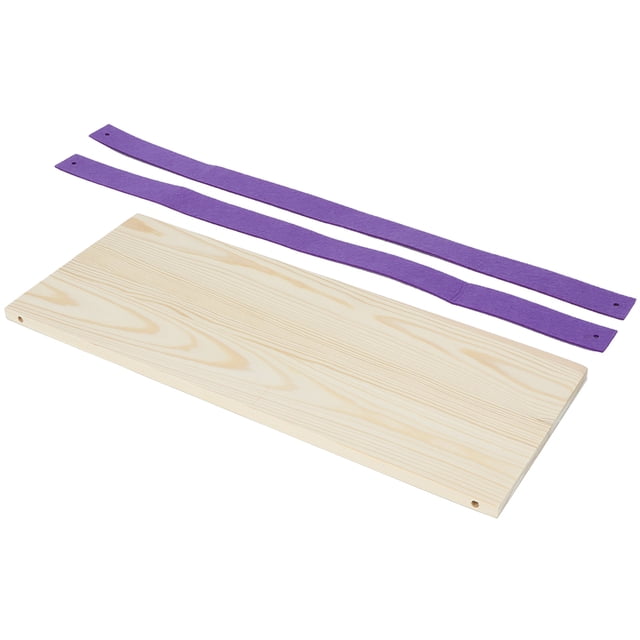 Estantes de estilo nórdico, macetas, estante de almacenamiento de libros, estante colgante para plantas, decoración de pared (púrpura L)