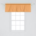 thumbnail image 2 of Ambesonne Abstract Window Valance, Origami Inspired Motifs, 42" x 18", Mustard Pastel Pink, 2 of 3