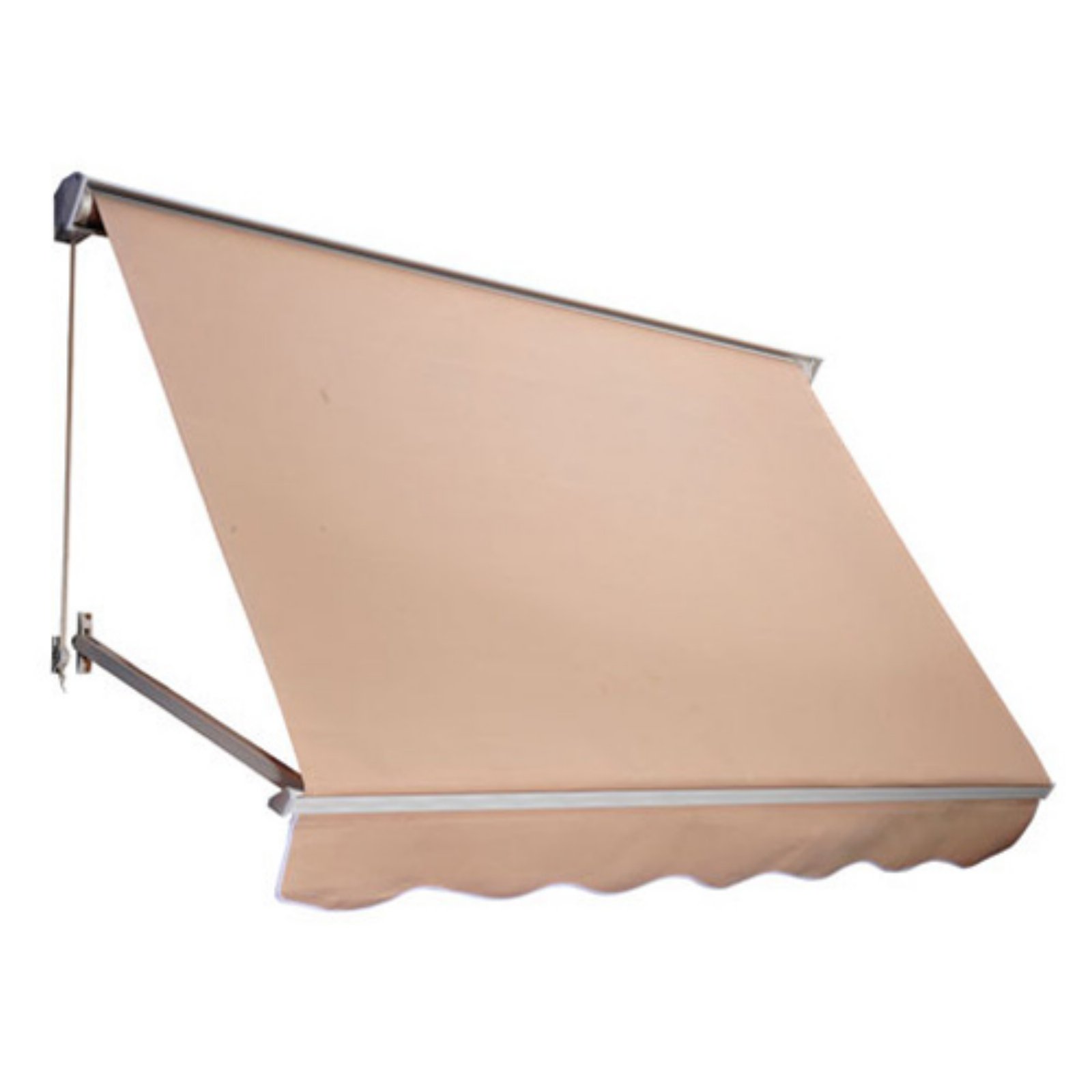 Outsunny 4 ft. Drop Arm Manual Retractable Window Awning