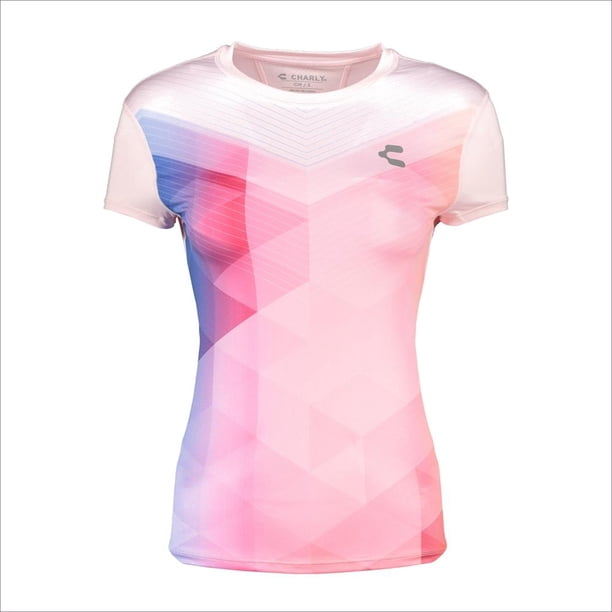 Playera Charly Cuello Redondo Manga Corta Talla G Rosa
