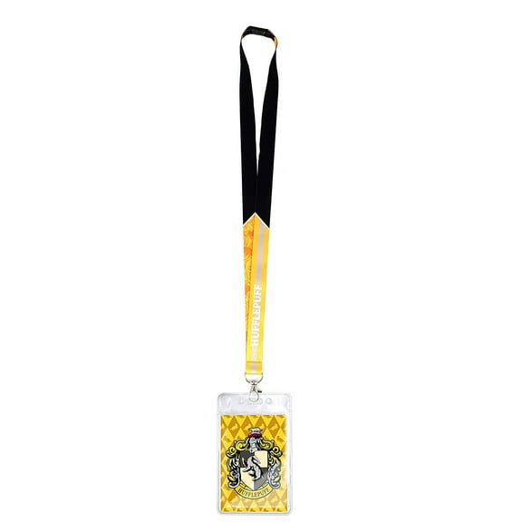 Harry Potter Hufflepuff Crest ID Badge Lanyard