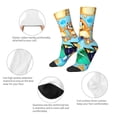 thumbnail image 3 of Johaoi Bluey Pattern Crazy Funny Socks for Men Women Colorful Fun Novelty Crew Socks Gifts for Adults Gag Gifts, 3 of 6