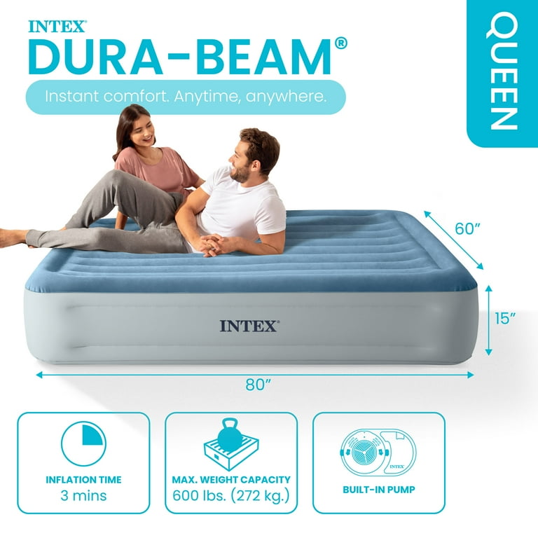 Intex Deluxe Queen Airbed, 15