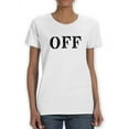 thumbnail image 1 of Text, Off Women T-Shirt, Female Large, 1 of 4