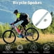 thumbnail image 2 of Juegos de radios de bicicleta Unique Bargains, tono plateado, con tuercas, 1 set, 14G, acero al carbono galvanizado, tono plateado - 259mm, 2 of 7