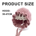 thumbnail image 2 of Baby girls Winter Hat Toddler beanie Cute ruffled warm knit hat for toddlers 6 months to 2 years old - Pink, 2 of 5