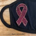 thumbnail image 5 of Set of 6 Pink Ribbon Breast Cancer Awareness Iron-on Rhinestud Transfer by JCS Rhinestones, 5 of 6