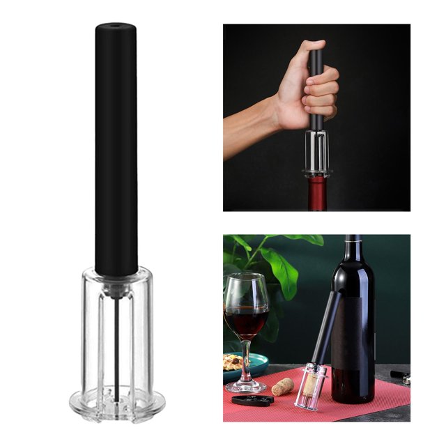de bomba de presión de aire, de vino con , accesorios profeses para vino, removedor de corcho simple, (negro) en caja Macarena abridor de botellas de vino