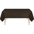 thumbnail image 4 of LAICAIW Nappe Rectangulaire 210 G/m2 - Nappe en Microfibre Robuste Résistante à l'Eau, Housse de Table Décorative pour Usage Extérieur et Intérieur (Chocolat, 60 X 144 Po), 4 of 7