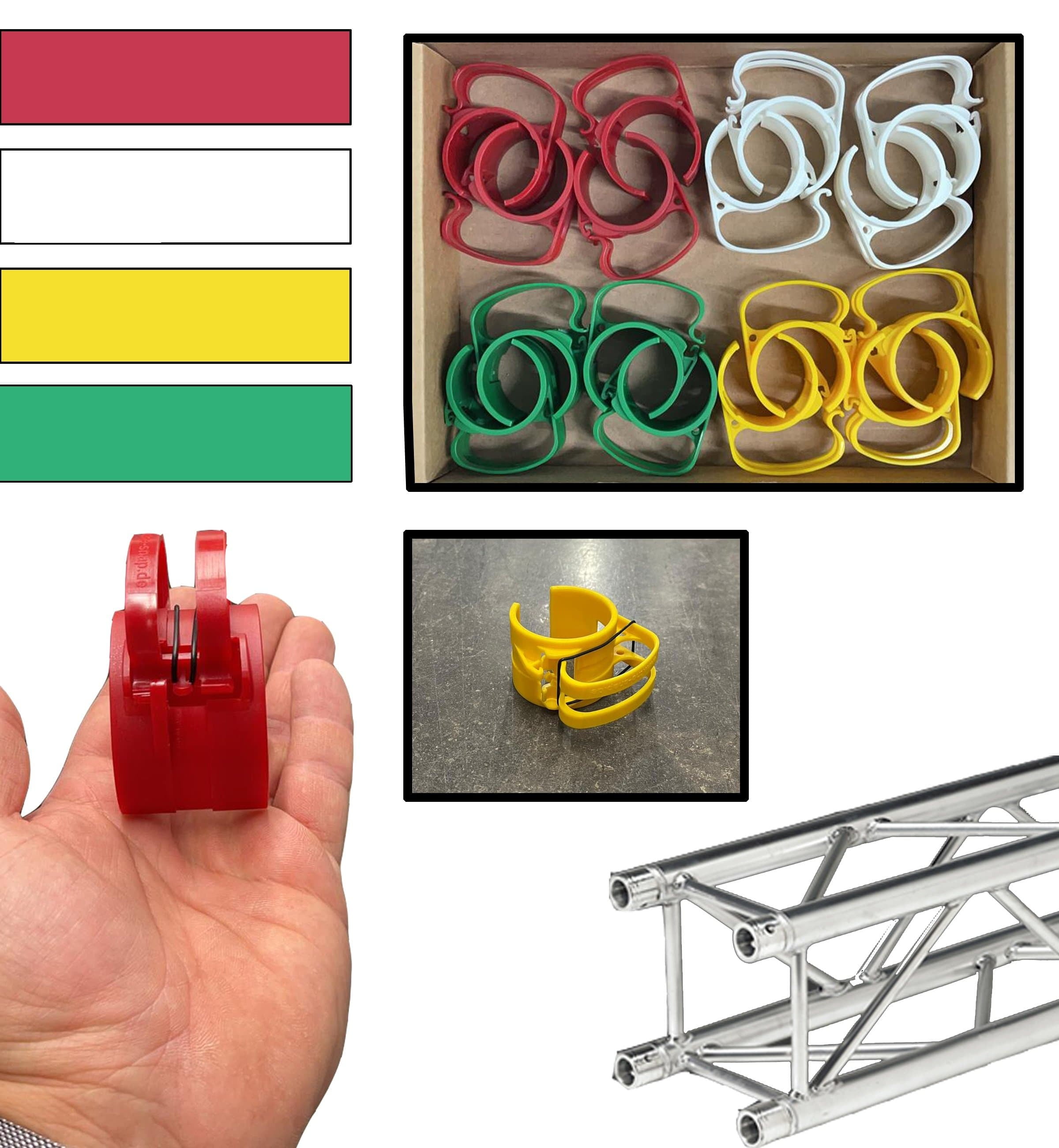 16pcs SET SNAP Clamp Cable Management Clamp for 50mm truss Color