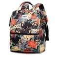 thumbnail image 1 of Mochila Kinmac para portátil, estilo abierto, 15,6 pulgadas, con diseño de crisantemo dorado, 1 of 8