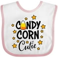 thumbnail image 3 of Inktastic Candy Corn Cutie with Stars Girls Baby Bib, 3 of 4
