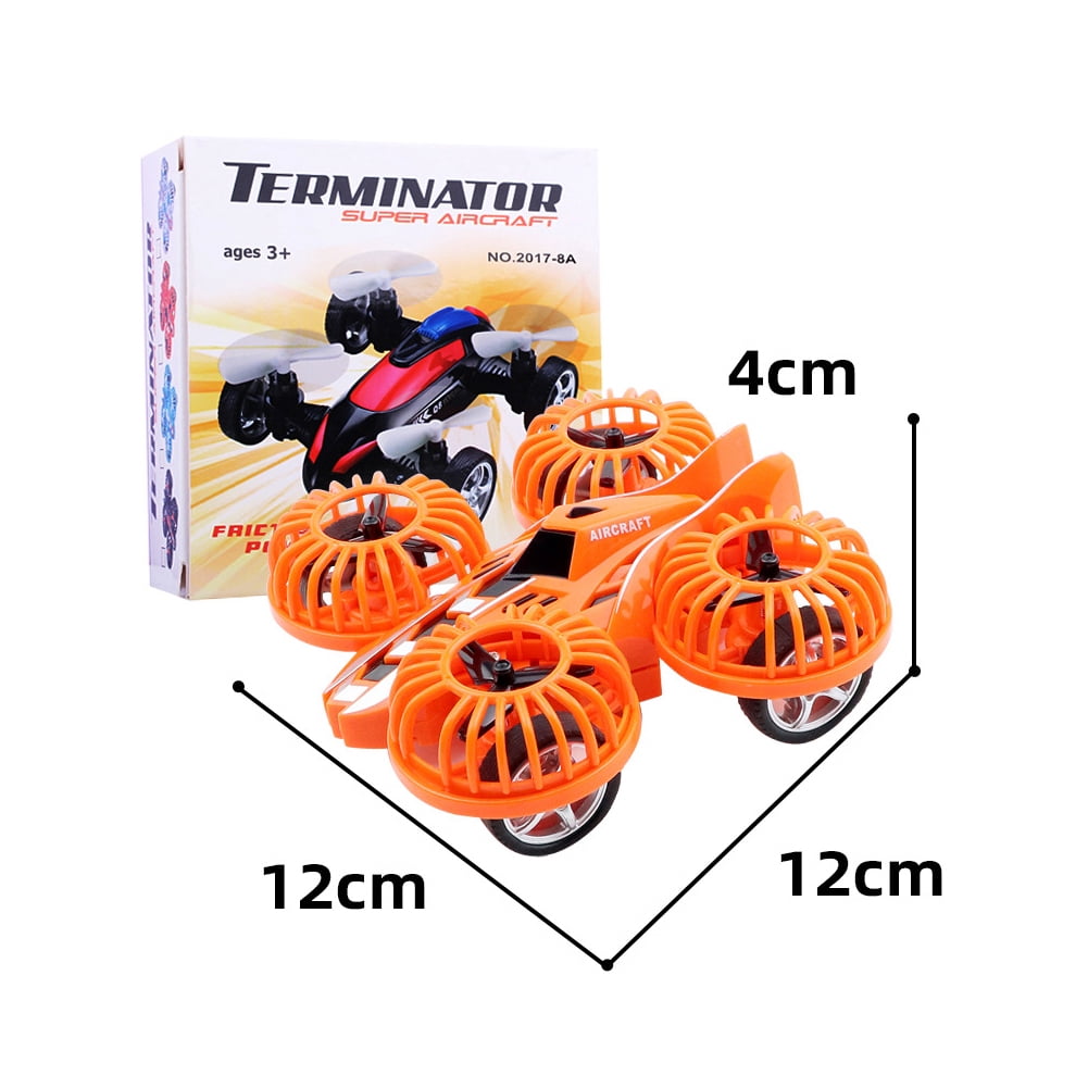 Kidlove Inertial Fouraxis Aircraft Model Toy Fallresistant Flying Car