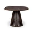 thumbnail image 4 of Plank+Beam 72" Lido Rectangular Dining Table, Solid Wood Minimalist Kitchen Table for 6, Walnut, 4 of 11