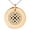Rose, variant on Stainless Steel Celtic Quaternary Knot Rune Engraved Small Medallion Circle Charm Pendant Necklace