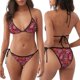 thumbnail image 3 of Disketp Red Lips Kissing para Bañador de Dos Piezas para Mujer, Bikini Sexy Halter String, Conjunto de Bikini en Triángulo, 3 of 6