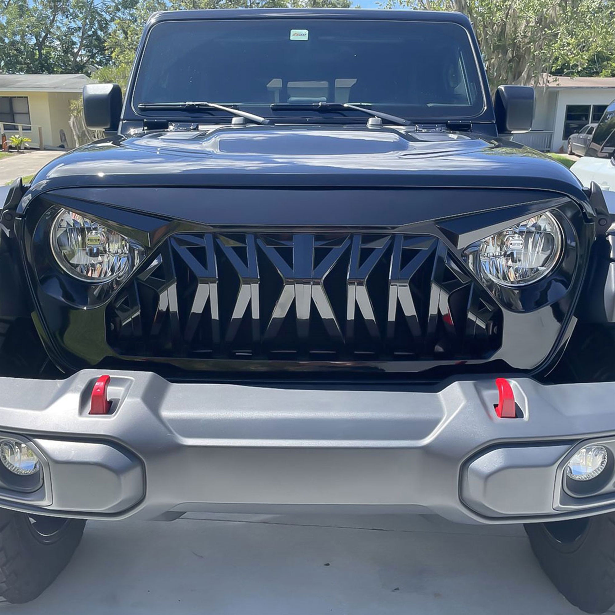 AMERICAN MODIFIED Shark Grille for 2018+ Wrangler JL & 2020+ Gladiator JT