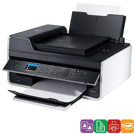Dell V525W Wireless All In One Inkjet Color Photo Printer with Scanner, Copier & Fax