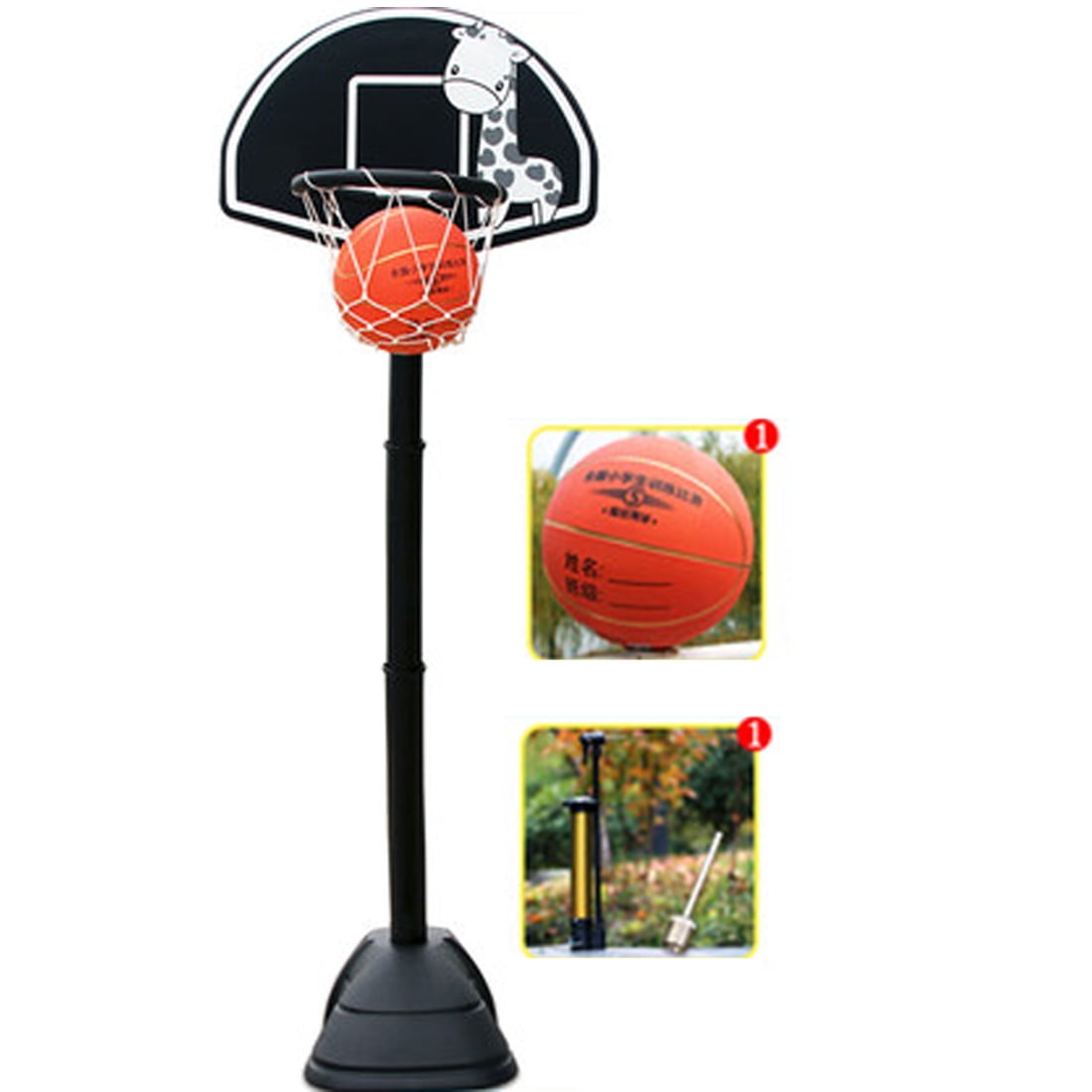 Indoor Adjustable Household Standing Basketball Hoop for Children