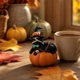 thumbnail image 2 of TACILIP Home Decor, 1PC Halloween Witch Figurines With Pumpkin Resin Skeleton Owl Statue Mini Tabletop Fall Decor Ornaments For Party Home Shelf Mantel Dec, Mens Gifts, 2 of 8