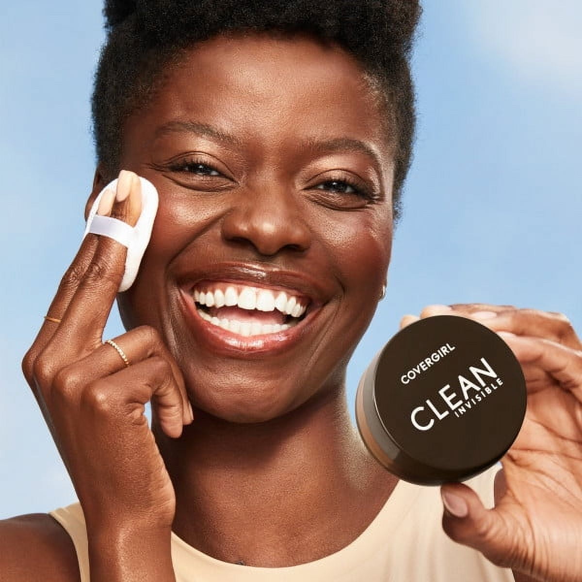 (2 pack) Covergirl Clean Invisible Loose Powder, 140 Translucent Dark, 0.63 oz