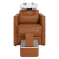 thumbnail image 5 of BarberPub Backwash Shampoo Chair Salon Hair Washing Station with Ceramic Shampoo Bowl, Footrest 9083, 5 of 9