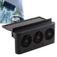 thumbnail image 2 of GINTBN Car Window Fan Solar Powered,2025 New Car Solar Powered Exhaust Fan with 3 Outlet,Portable Window Mount Car Radiator Cooling Fan Auto Ventilation Fan for All Car, 2 of 8