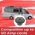thumbnail image 3 of RV cable hatch cover, RV cable cover, RV electrical cable hatch, RV accessories_c*, 3 of 5
