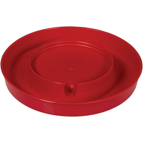 Little Giant Poultry Waterer Base Screw-On Style - Red Polypropylene - 1 Gal