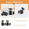 thumbnail image 2 of 2pcs Hot Shoe Mount Ring Light Mount 1/4 Inch Camera Mount Tripod Ball Head, 2 of 8