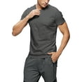 thumbnail image 2 of Hat and Beyond Men's Solid Short Sleeve Crew Neck T-Shirts S-5XL Big and Tall, 2 of 7