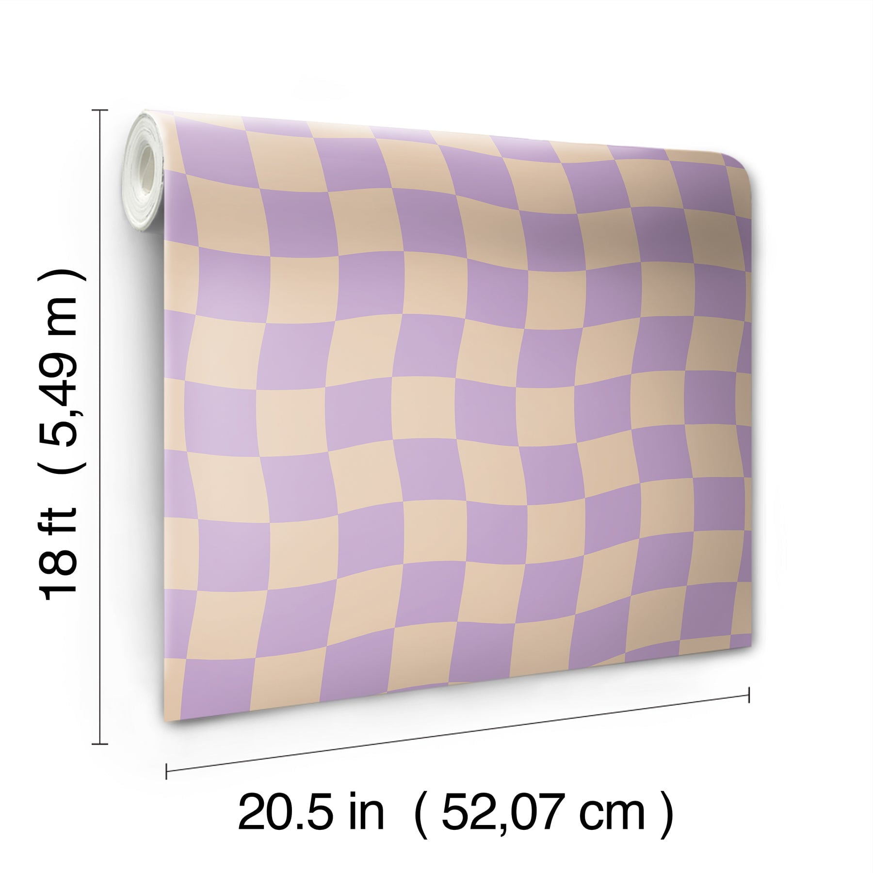 Groovy Checker Peel & Stick Wallpaper