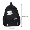 thumbnail image 1 of Mochila escolar coreana para estudiantes, mochilas escolares blancas florales para chicas adolescentes, mochila bonita para mujer, bolsa para libros de marca, mochila de nailon Fivean unisex, 1 of 2