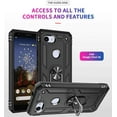thumbnail image 5 of Pixel 3A Case, Extreme Protection Military Armor Dual Layer Protective Ring Kickstand Black, 5 of 5