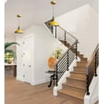 thumbnail image 5 of Claxy 11" Yellow Barn Pendant Light for Hallway Bedroom Living Room, 5 of 7