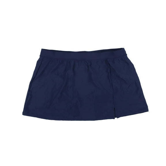 Swim Solutions Women's Swim Skirt Short Solid Navy 18 New