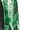Green Palm Leaves, variant on Roaman's Women's Plus Size Stretch Knit Short Sleeve Swing Dress With Pockets