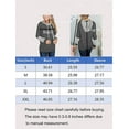 thumbnail image 6 of Women's Casual Striped Hoodies Basic Long Sleeve Lightweight Pullover Loose Drawstring Sweatshirt Crew Neck Tops, 6 of 6