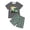 AB90 Grey, variant on Bainana 2 Pieces Summer Outfit Set For Toddler Boys Cartoon Car Print Short Sleeve Crew Neck Tops And Shorts Set Comfortable Fashion Little Boys School Playwear Size 2-3 Years