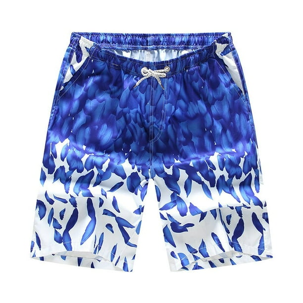 Pantalones cortos informales para hombre, Shorts transpirables de secado rápido, holgados, con estampado Hawaiano, a la moda, para la playa, novedad de verano Fivean unisex