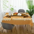 thumbnail image 6 of 60"x60" Thanksgiving Turkey Tablecloth, Waterproof Washable Polyester Square Table Cover, Durable Tablecloth for Kitchen Dining Table Party Decor, 6 of 7