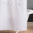 thumbnail image 4 of Lush Decor Rideau de Douche Lucia 72" x 72", Blanc, 4 of 6