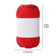 thumbnail image 6 of JLFNYA Yarn for Crocheting, Wool Yarn, Blanket Yarn, Milk Cotton Yarn for Crocheting, Multicolor Hand Knitting, Wool Yarn for Crocheting Sweaters Gloves Scarf, Birthday Gifts for Women, 6 of 6