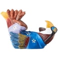 thumbnail image 2 of Design Toscano HF308507 Beer Buddy Tropical Tiki Parrot Bottle Holder Statue, 10 Inch, Polyresin, Full Color, 2 of 4
