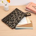 thumbnail image 3 of GOOHOCHY Bolso de mano con estampado de leopardo, moderno y atractivo, con diseño de leopardo, color marrón, 3 of 7
