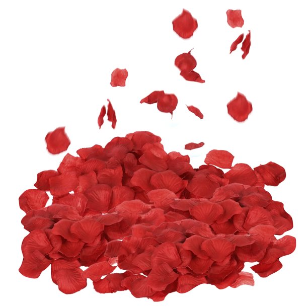 1000 Pack Rose Petals, EEEkit Artificial Fake Rose Petals Decoration