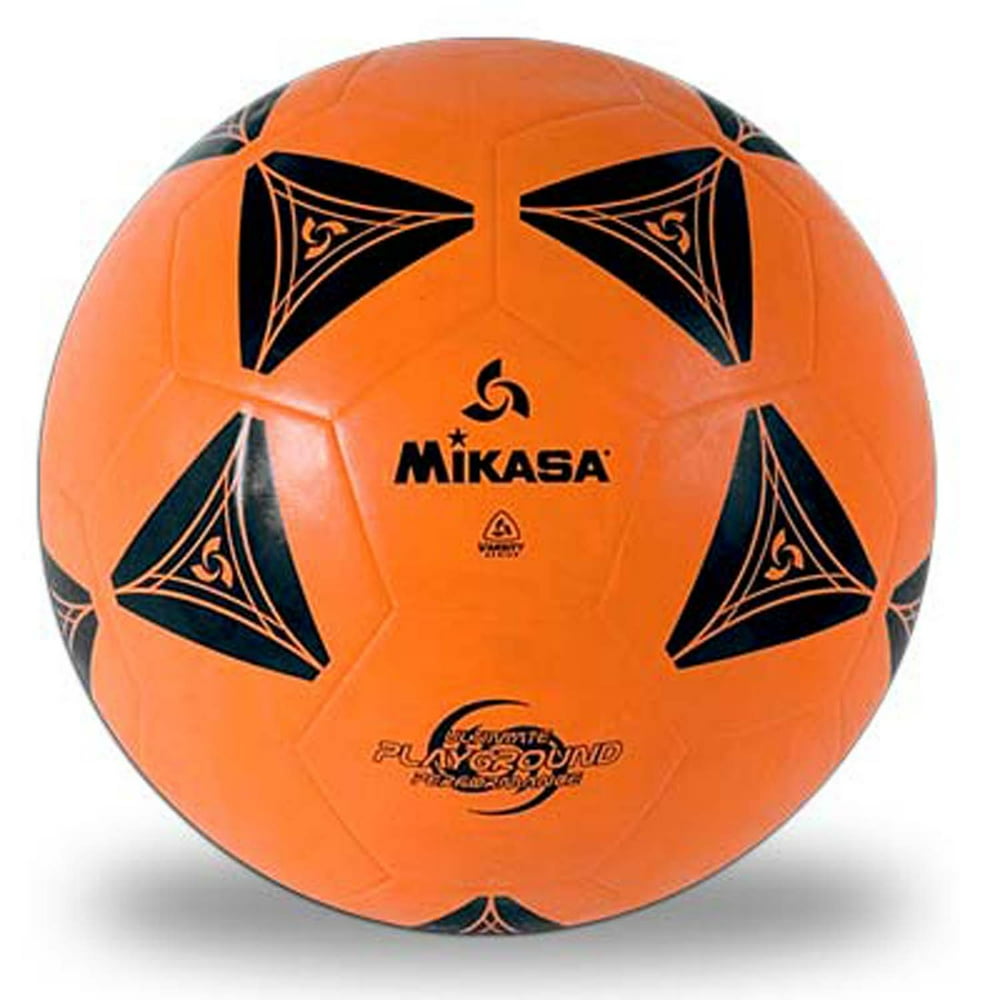 Mikasa Rubber Soccer Ball or Kickball, Size 5, Orange